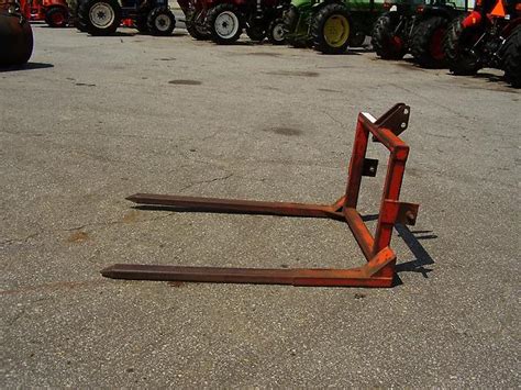 hay block forks 6 skid steer|3 point hitch hay forks.